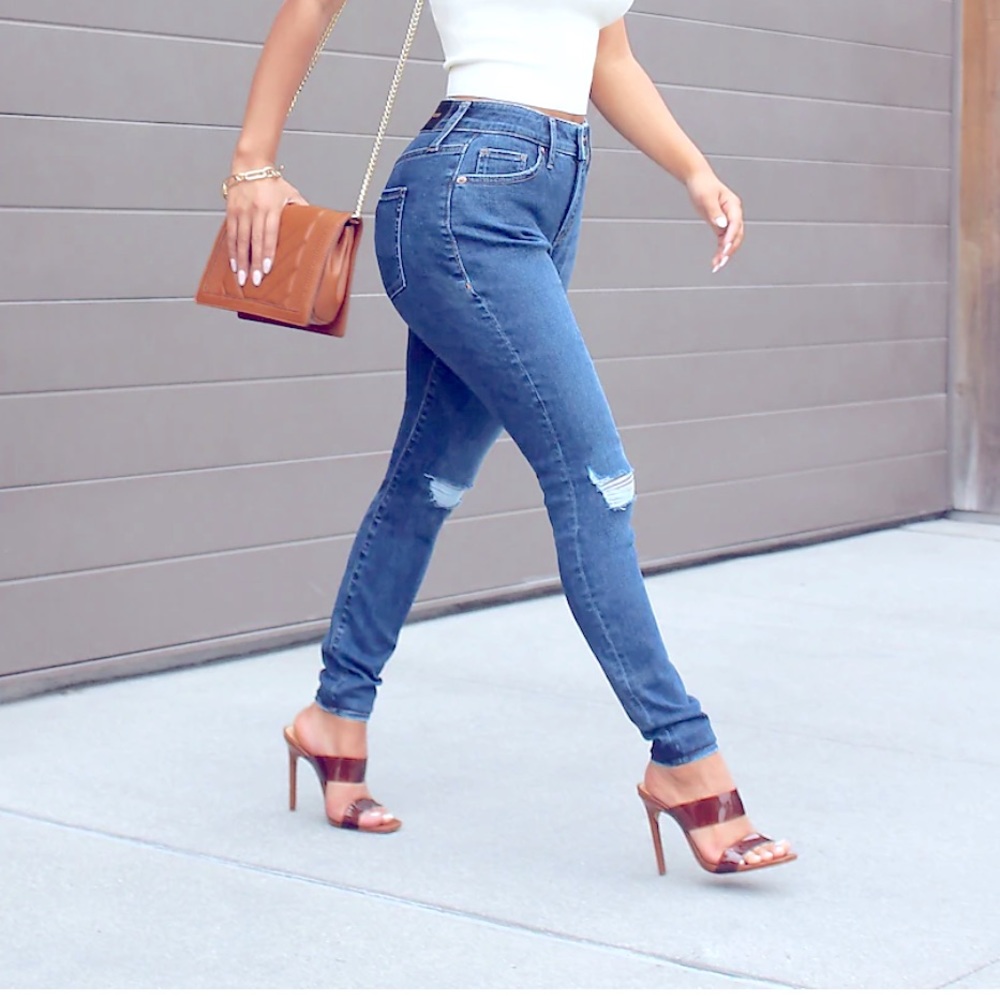 GAP True Skinny Ankle Mid Rise Size 33/16L